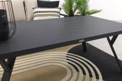 Sergio lounge dining set 3-delig - Links - Carbon black/Desert