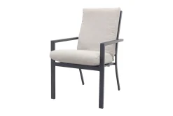 Sergio lounge dining set met stoel - Carbon/Desert - 3-delig links