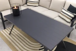 Sergio lounge dining set met stoel - Carbon/Desert - 3-delig links