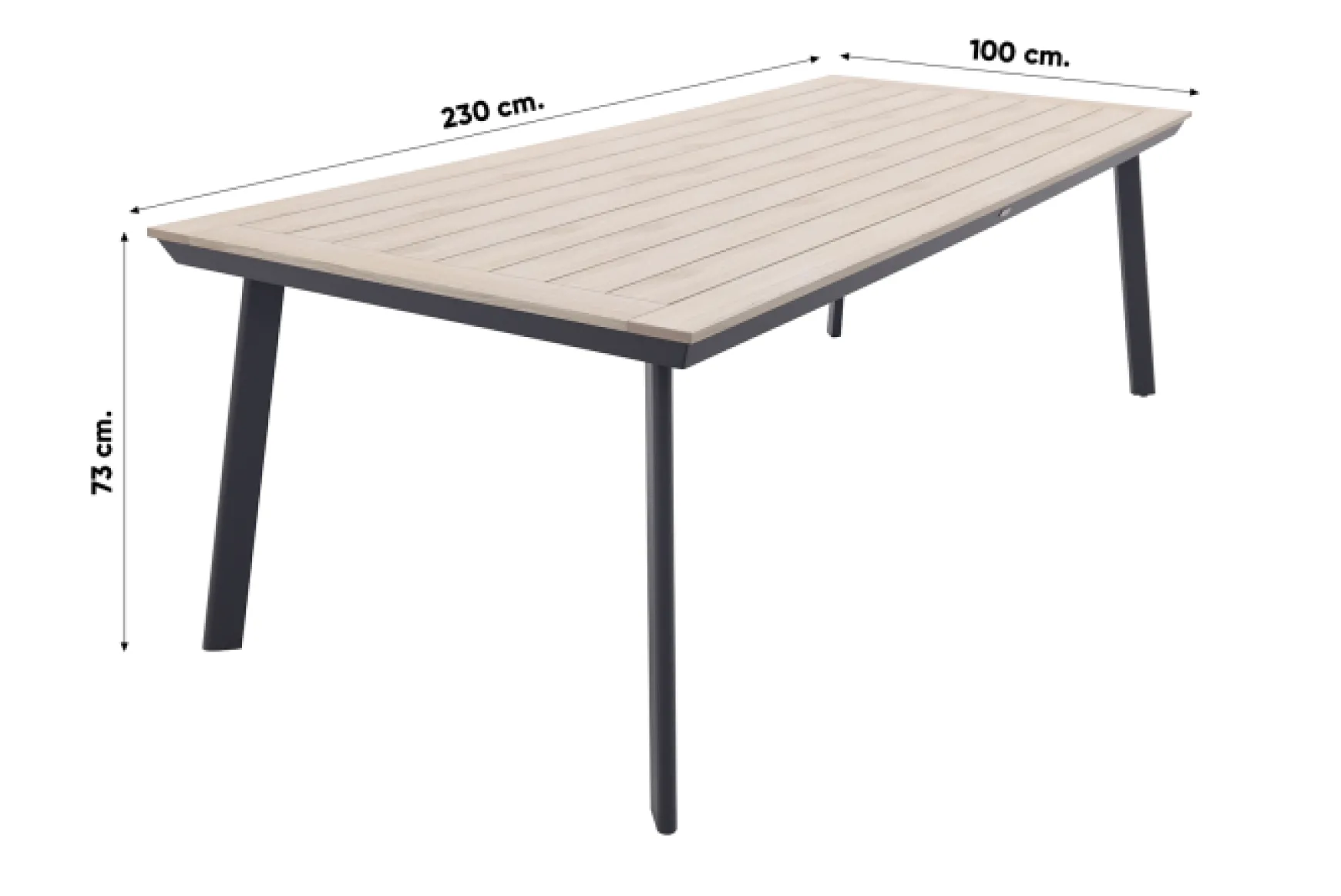 Sergio/Vigo 230x100 cm. tuinset 7-delig