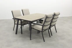 Sergio/Vigo 160x90 cm. tuinset 5-delig