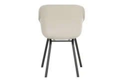 Set van 4 - Hartman Le Soleil Element dining armstoel - Soft Taupe/Black