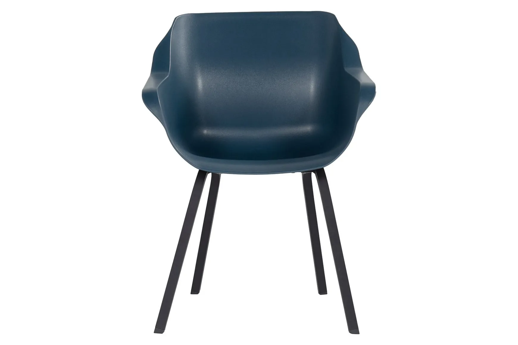 Set van 2 - Hartman Sophie Element dining armstoel - Steel Blue - Alu poot OP=OP