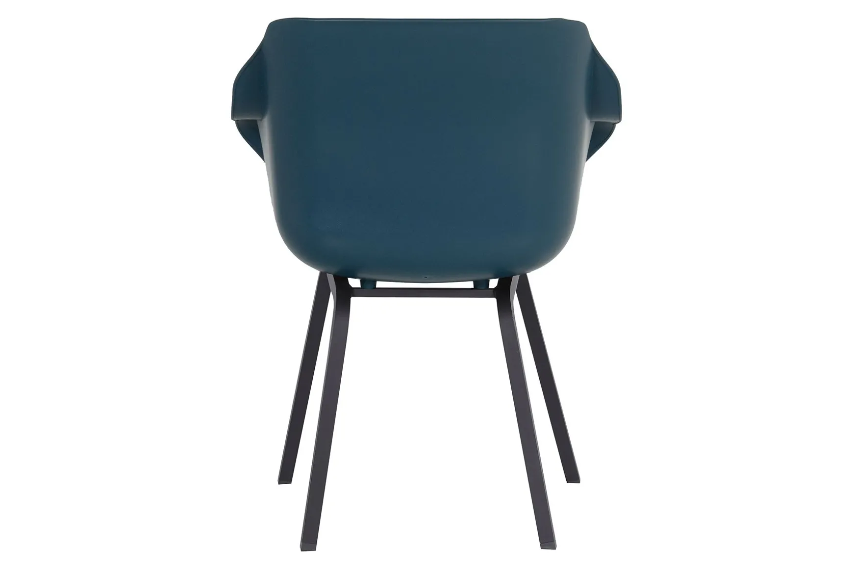 Set van 2 - Hartman Sophie Element dining armstoel - Steel Blue - Alu poot OP=OP