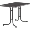 Sieger Boulevard klaptafel 70x115 cm. - Antraciet