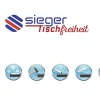Sieger Boulevard klaptafel 90x150 cm. - Antraciet
