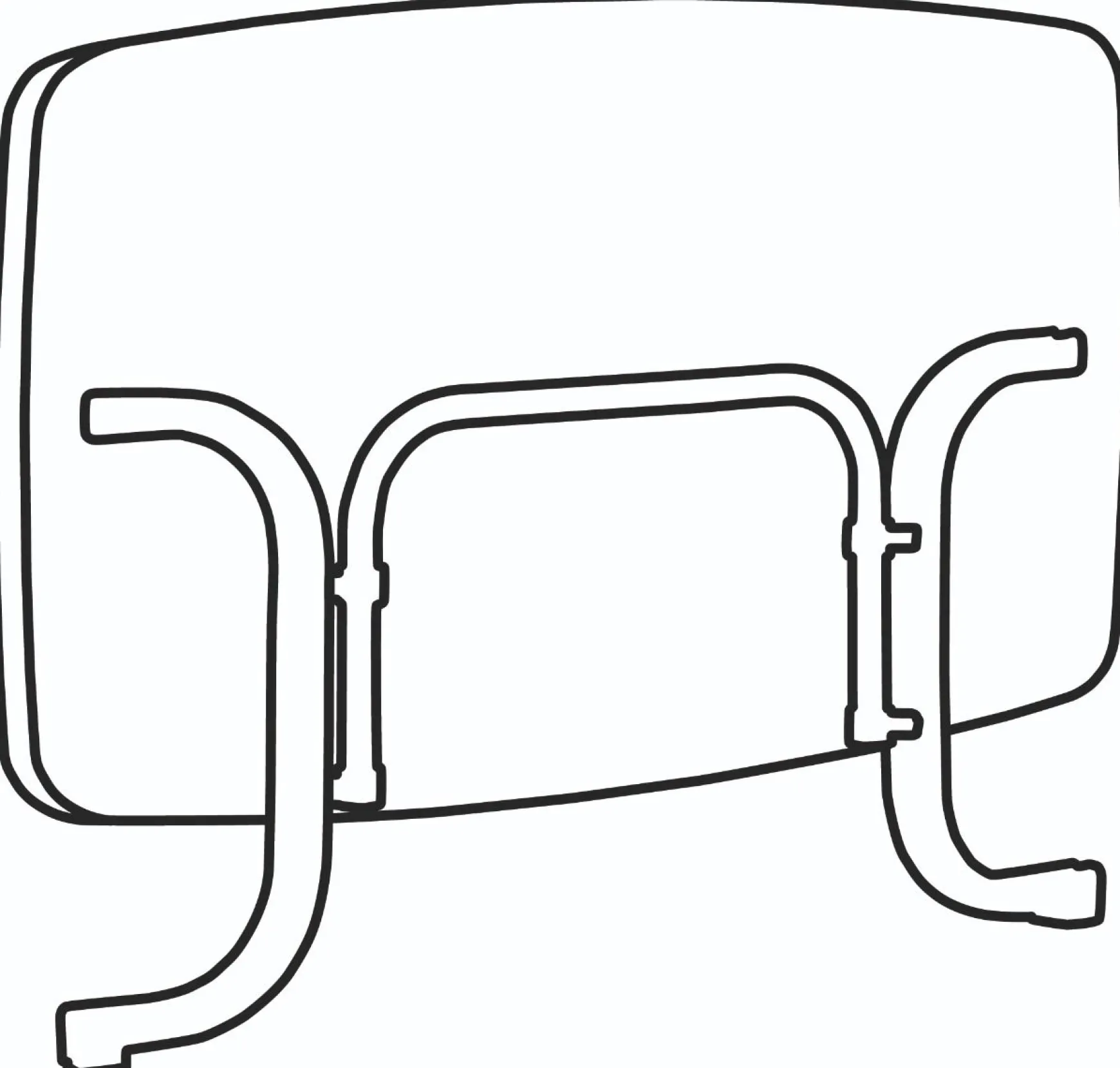 Sieger Boulevard klaptafel 90x150 cm. - Antraciet