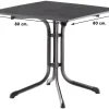 Sieger Boulevard klaptafel 80x80 cm.