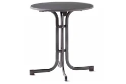 Sieger Boulevard ronde klaptafel Ø70 cm. - Antraciet