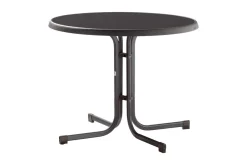 Sieger Boulevard ronde klaptafel Ø86 cm. - Antraciet