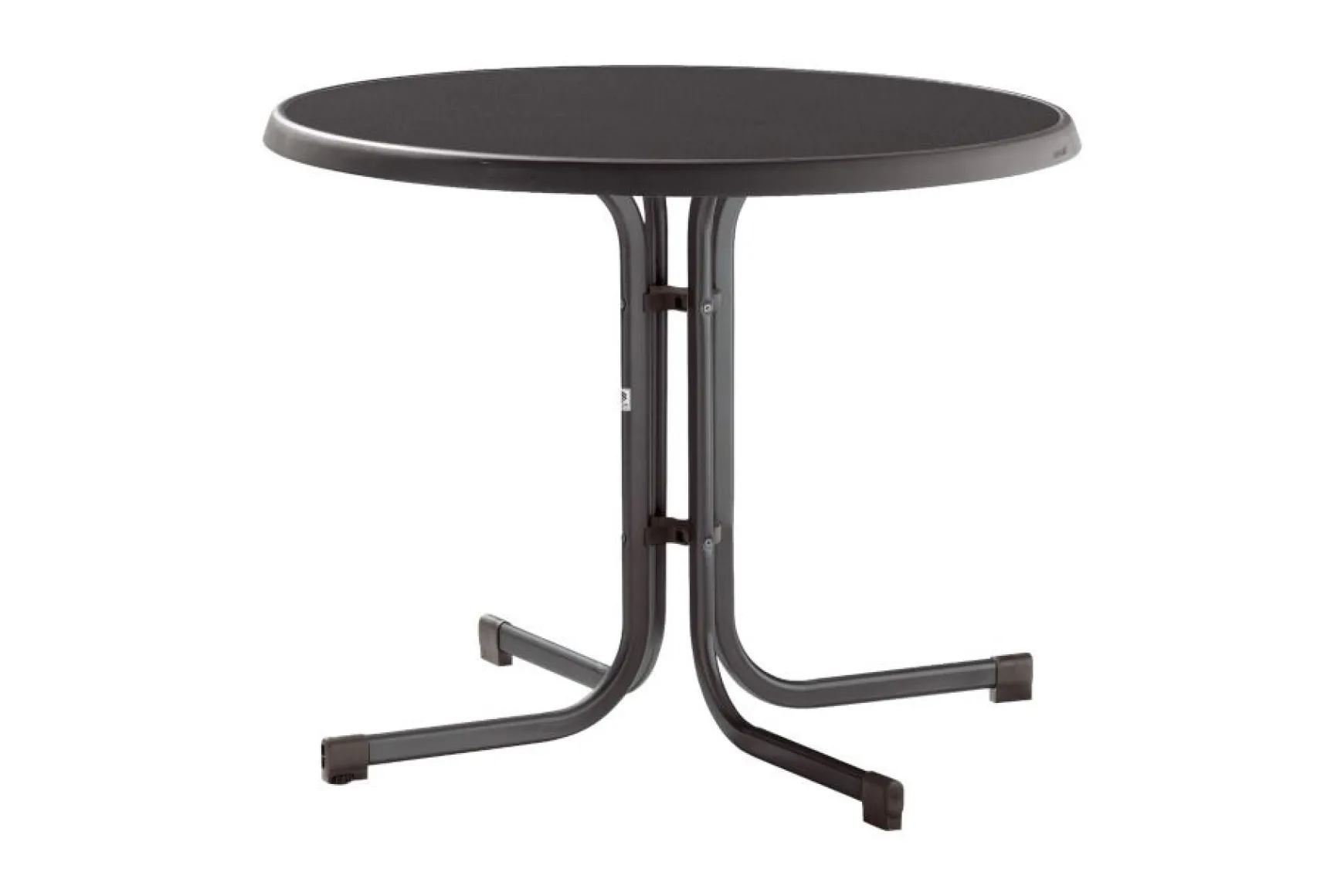 Sieger Boulevard ronde klaptafel Ø86 cm. - Antraciet