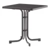Sieger Boulevard vierkante klaptafel 70x70 cm. - Antraciet