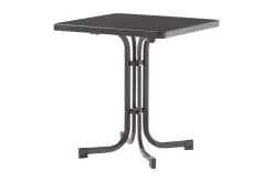 Sieger Boulevard vierkante klaptafel 70x70 cm. - Antraciet