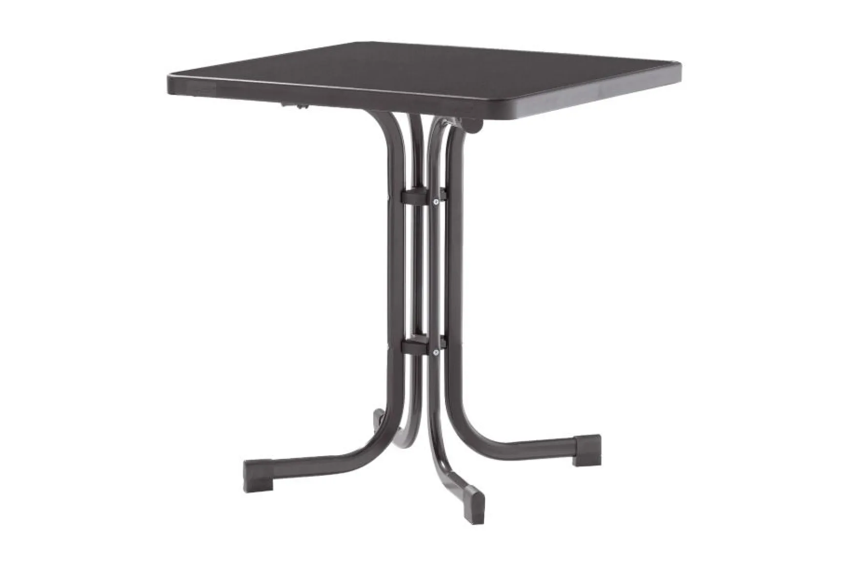 Sieger Boulevard vierkante klaptafel 70x70 cm. - Antraciet