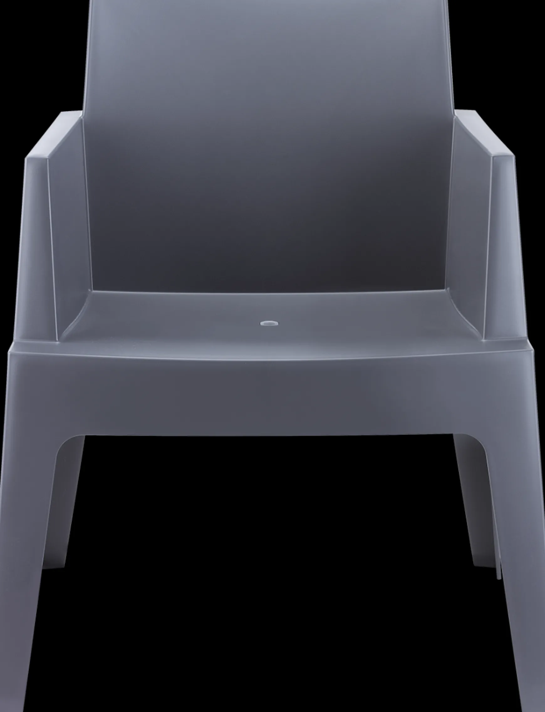 Siesta Box stapelbare tuinstoel - Donkergrijs