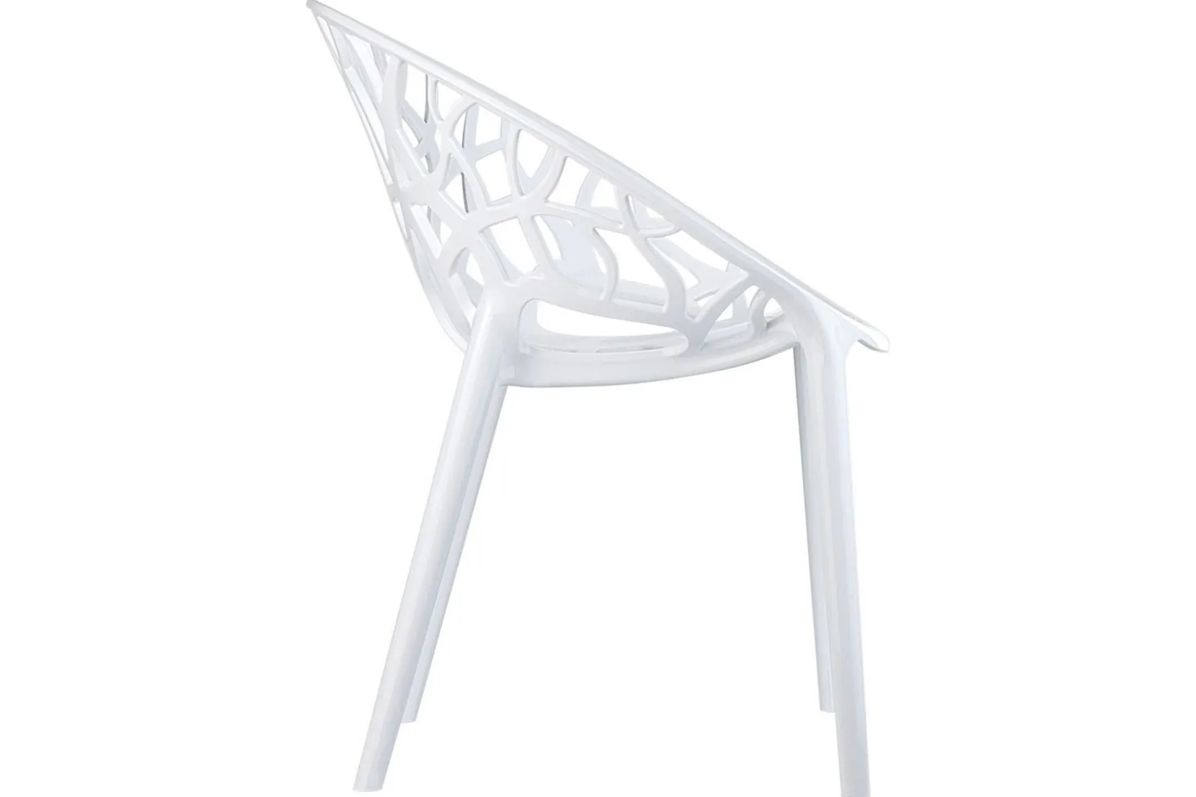 Siesta Crystal stapelbare tuinstoel - Wit