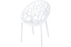 Siesta Crystal stapelbare tuinstoel - Wit