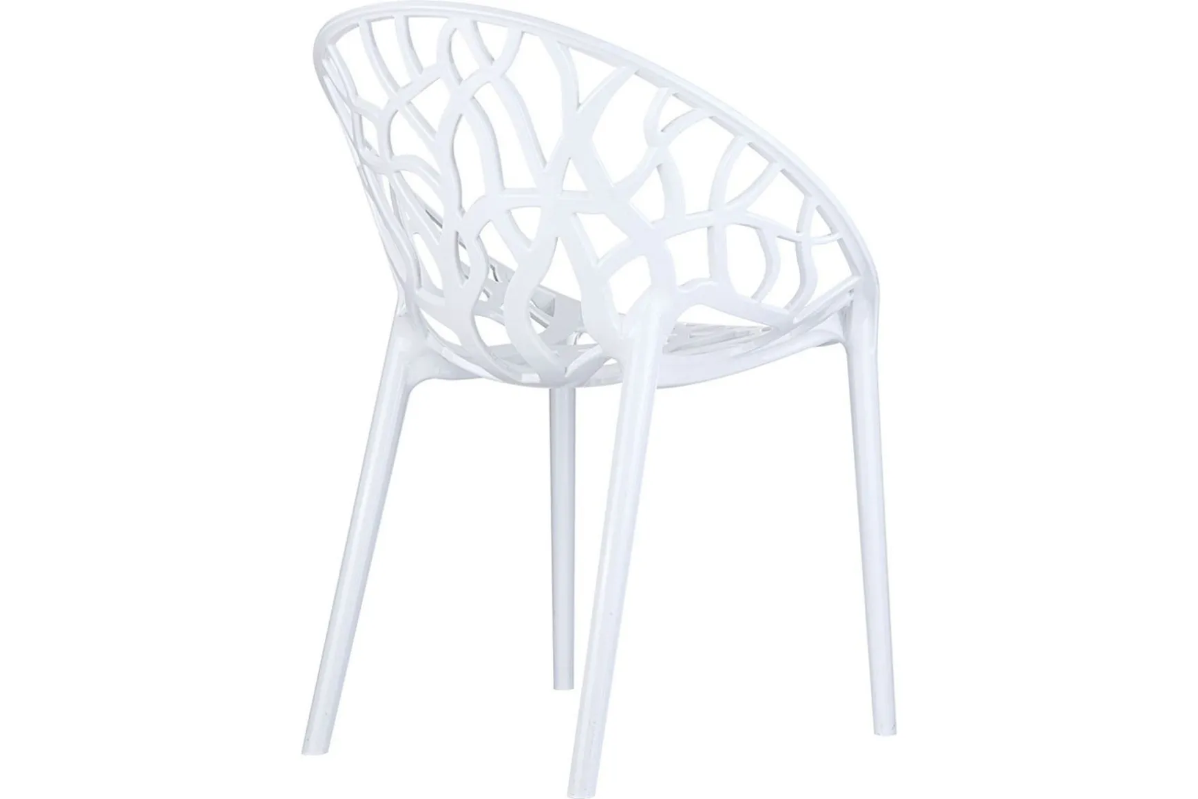 Siesta Crystal stapelbare tuinstoel - Wit