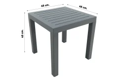 Siesta Ocean bijzettafel - Antraciet