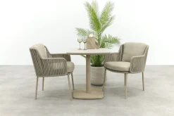 4SO Bernini/Emma bistroset (3-dlg) - Latte