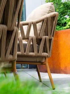 4SO Biarritz low dining tuinstoel - Amber (1 stuk)
