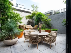 4SO Biarritz low dining tuinstoel - Amber (1 stuk)