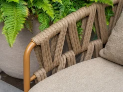 4SO Biarritz stoel-bank loungeset - Amber