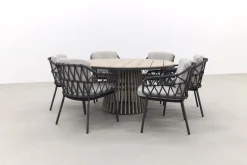 4SO Calpi/GI Trinxa ronde tuinset - 148 cm.