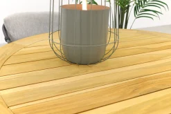 4SO Calpi/Prado 130 cm. ronde tuinset - 5-delig