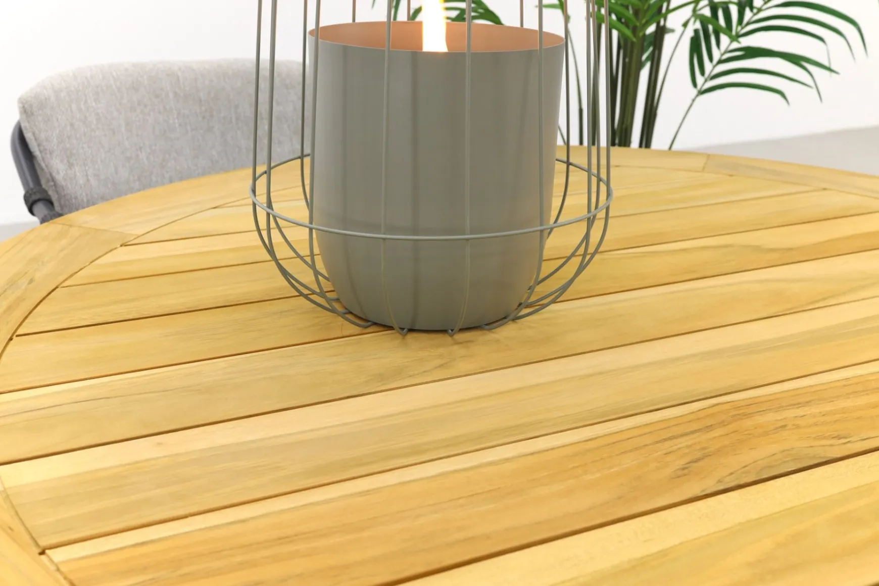 4SO Calpi/Prado 130 cm. ronde tuinset - 5-delig