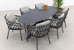4SO Calpi/Privada 240x107 - Ovale tuinset - 7-delig OP=OP