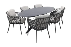 4SO Calpi/Privada 240x107 - Ovale tuinset - 7-delig OP=OP