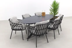 4SO Calpi/Privada 240x107 - Ovale tuinset - 7-delig OP=OP