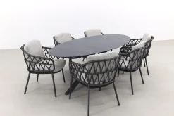 4SO Calpi/Privada 240x107 - Ovale tuinset - 7-delig OP=OP