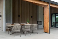 4SO Capalbio/Prado Deens ovale 6-persoons tuinset 240x105 cm. - Terre