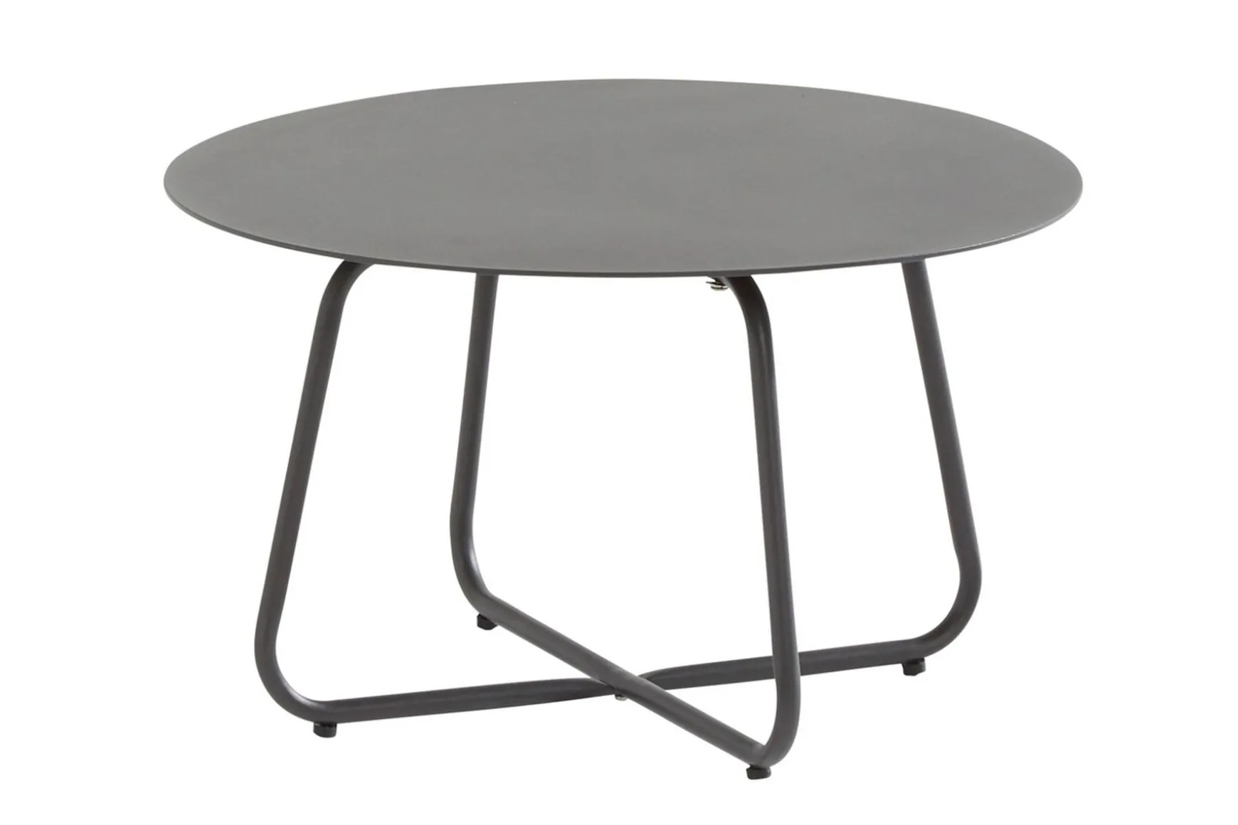 4SO Dali ronde aluminium loungetafel Ø60 cm. - Antraciet