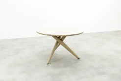 4SO Fabrice/Dublin ronde tuinset 120 cm. (5-delig) - Latte