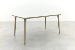 Sofia dining tuintafel keramiek 160x90 cm. - Latte