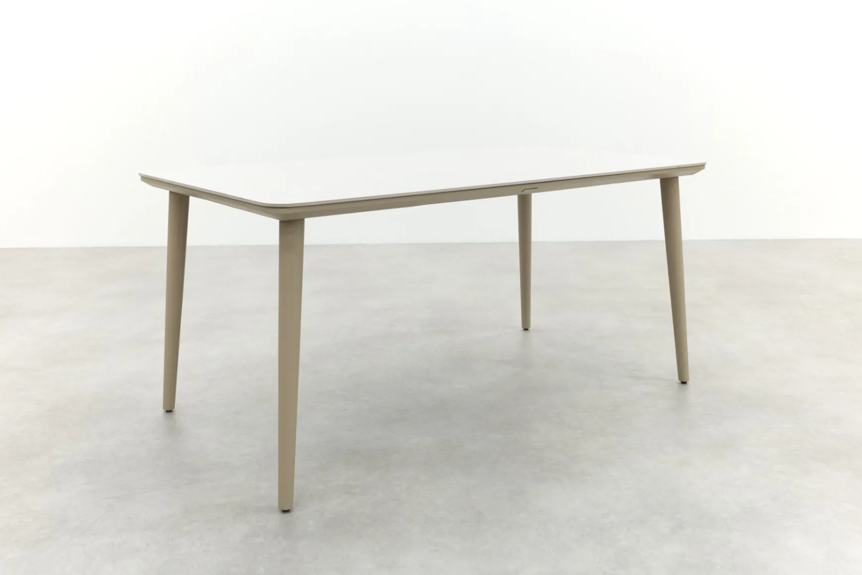 Sofia dining tuintafel keramiek 160x90 cm. - Latte