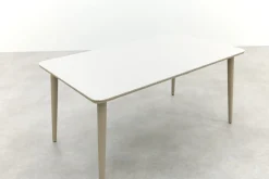 Sofia dining tuintafel keramiek 160x90 cm. - Latte