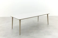 Sofia dining tuintafel keramiek 220x100 cm. - Latte