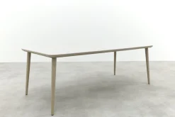 Sofia dining tuintafel keramiek 220x100 cm. - Latte