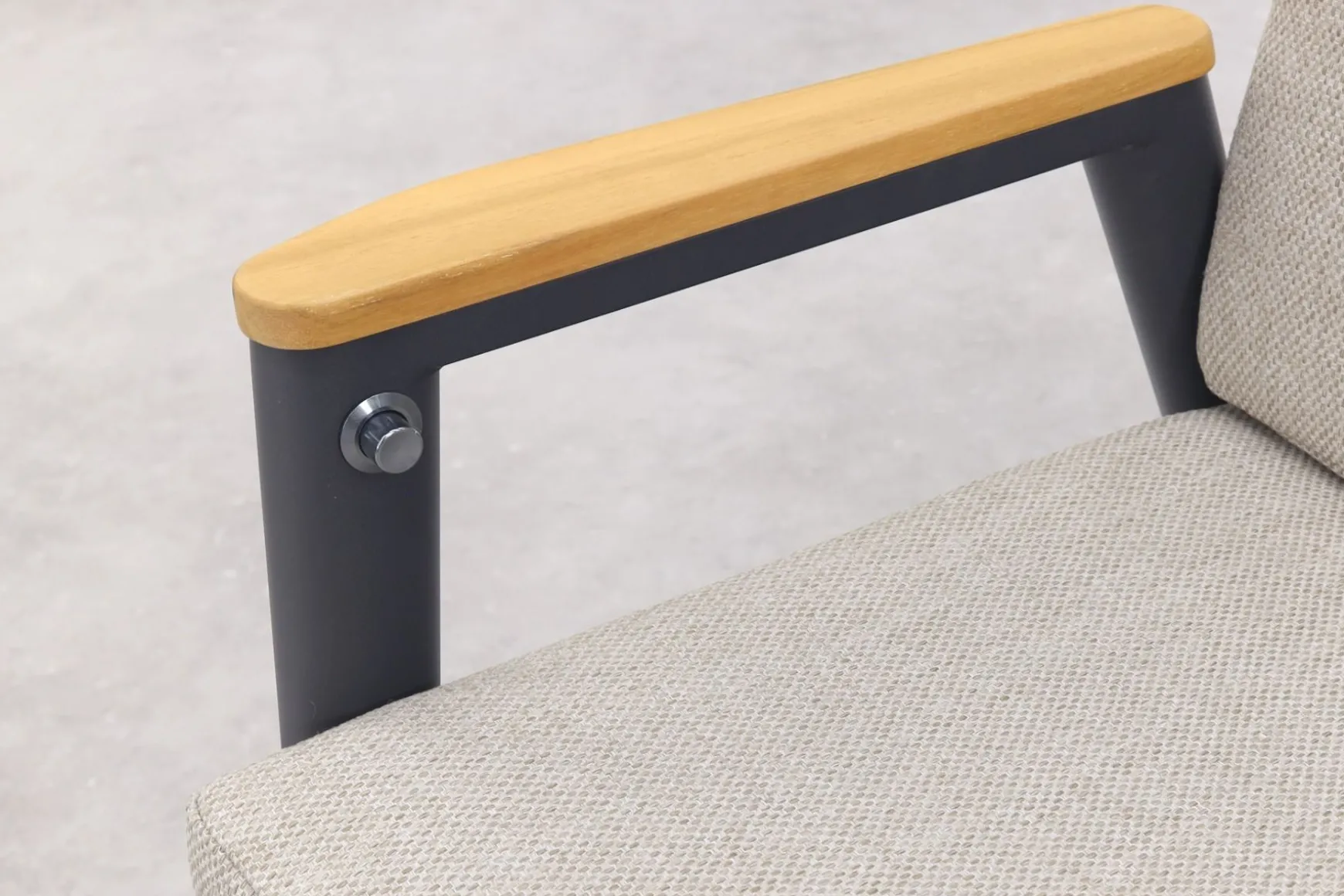 Solaro/Keltex verstelbare tuinset 265x101 cm. (7-delig) - Teak/Zand
