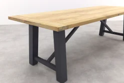 Solaro/Keltex verstelbare tuinset 265x101 cm. (7-delig) - Teak/Zand
