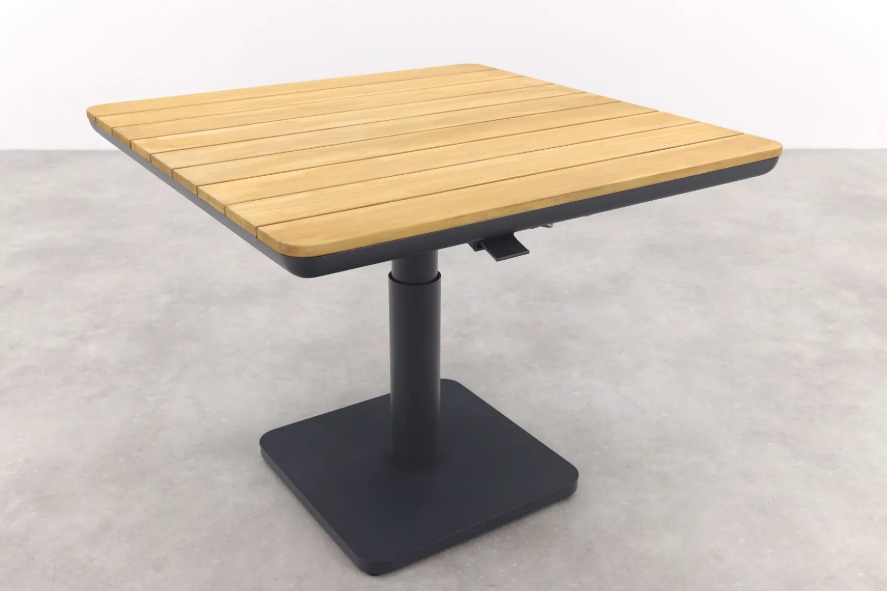 Solaro/Medina verstelbare (4-persoons) stoel-bank loungeset - Zand / Teak