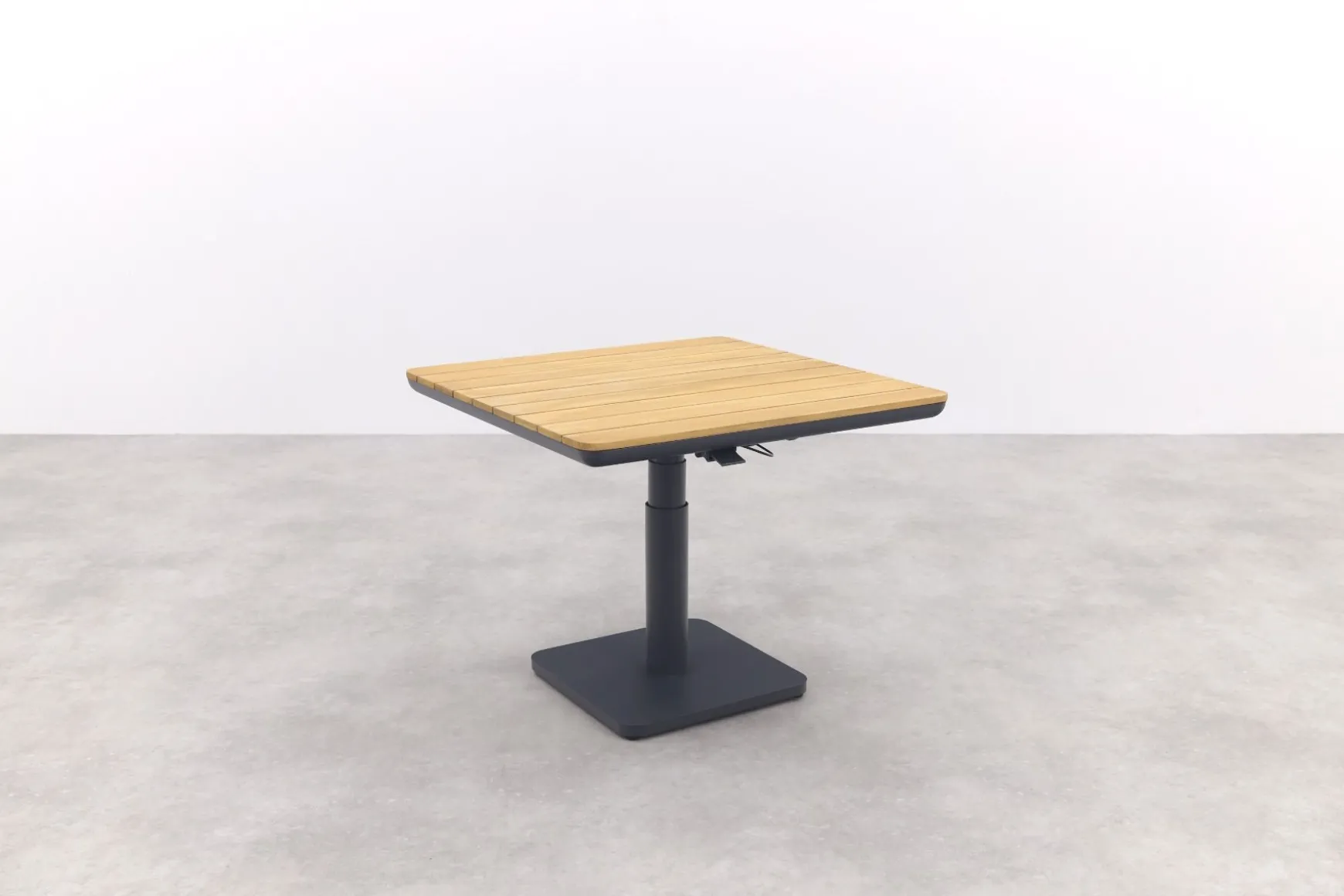 Solaro/Medina verstelbare (4-persoons) stoel-bank loungeset - Zand / Teak