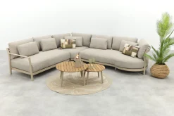 4SO Mykonos/Mindo organische loungeset - Latte
