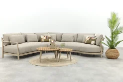 4SO Mykonos/Mindo organische loungeset - Latte