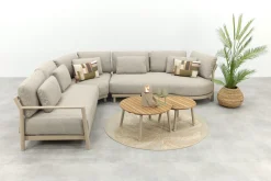 4SO Mykonos/Mindo organische loungeset - Latte