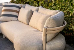 4SO Mykonos organische loungeset incl. stoel - Latte
